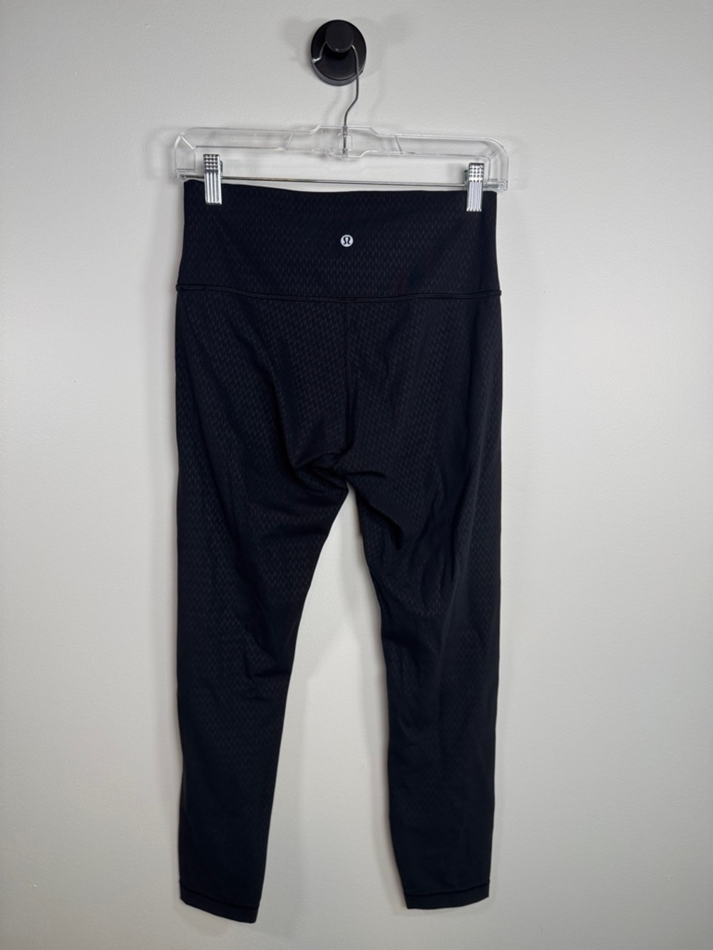 Lululemon 3D Jacquard Diamond Train High-Rise Tight 25" Black Size 8